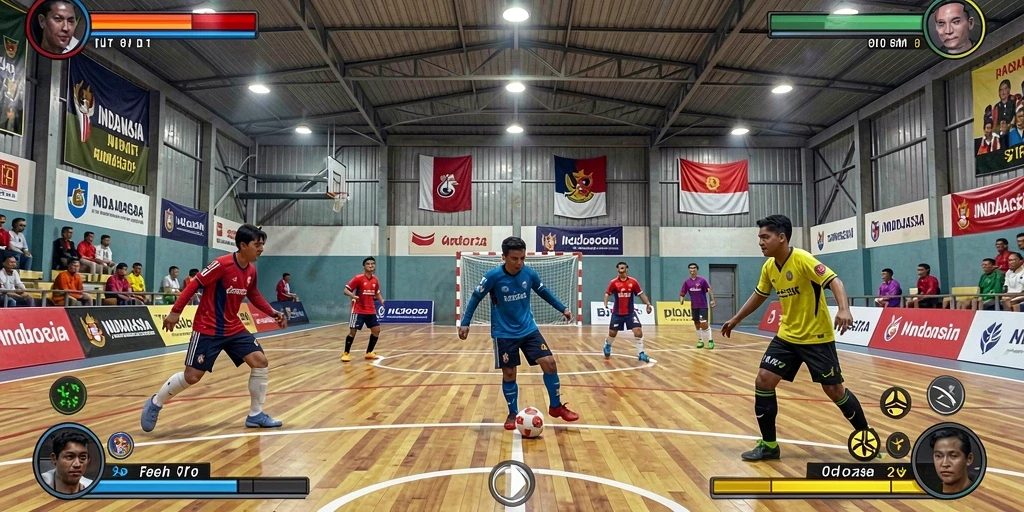 Fitur interaktif untuk berdiskusi dengan pemain lain.