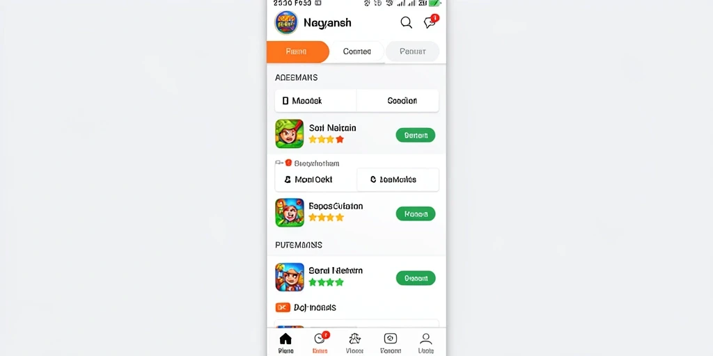 Menu pengaturan yang memungkinkan personalisasi pengalaman bermain.
