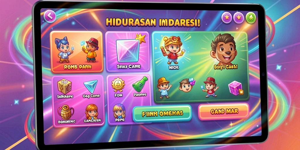 Momen kemenangan dalam permainan SAND77.